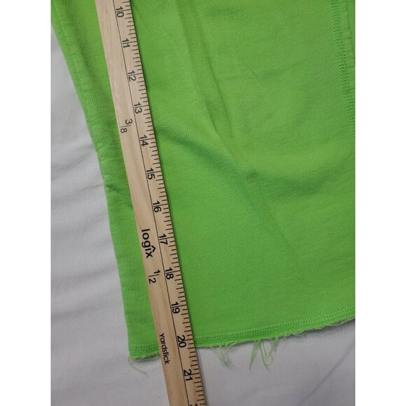 Disney Pants Womens Capris Size Small Green Tinkerbell 90's Y2K Patches Colorful - Picture 3 of 10